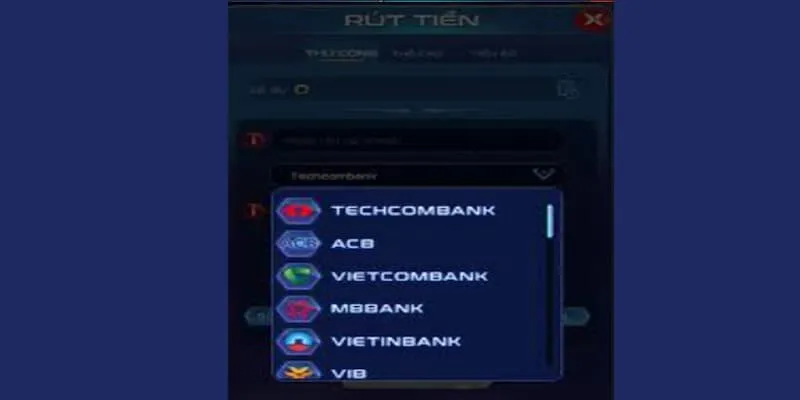 Rút tiền tại win79 nhanh chóng qua ngân hàng