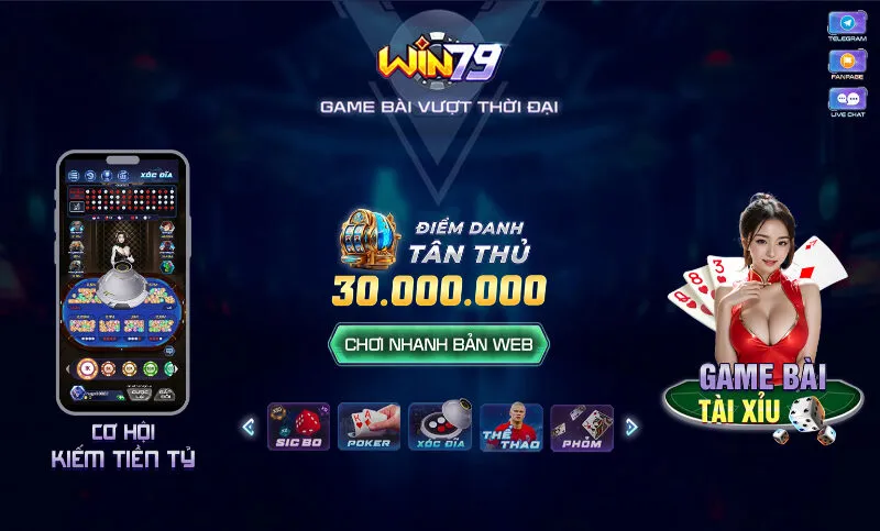 Tạo tài khoản Win79